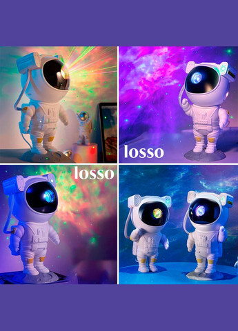 Лазерний проектор зоряного неба "Астронавт" з акумулятором та пультом Losso (327041570)