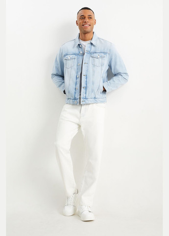 Белые летние джинсы regular C&A