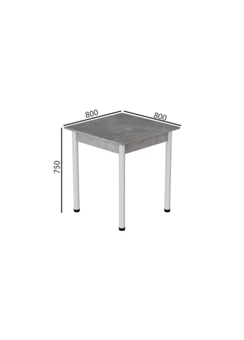 Стіл кухонний Агата 75x90x90 Білий ДСП 16мм (FRD-105561) Ferrum-decor (377381590)