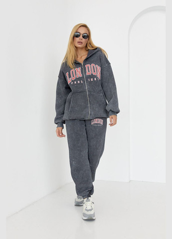 Женский теплый спортивный костюм тай-дай с принтом London Liton (296908972)