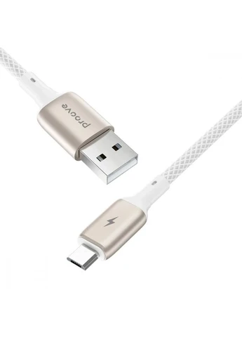 Кабель Dense Metal USB to Micro USB 2.4A (1м) черный Proove (397307722)