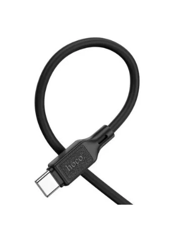Дата кабель USB 2.0 AM to USB-C 1.0m Cool silicone X90 black (6931474788443) Hoco (396671104)