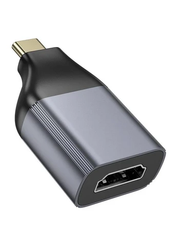 Оригинал! Адаптер UA33 с Type-C на HDMI, серый Hoco (399788056)