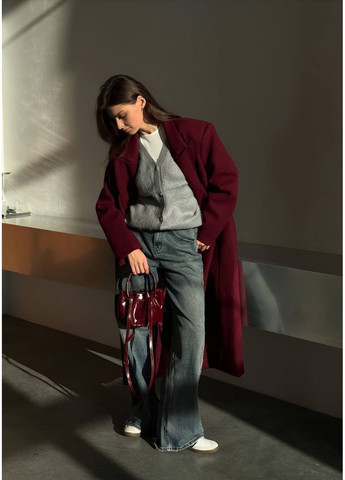 Бордове Пальто No Brand