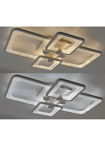 Керована світлодіодна люстра TIRE 60W 4S-APP-580-420-95-WHITE/CLEAR-220-IP20 ESLLSE (360882225)