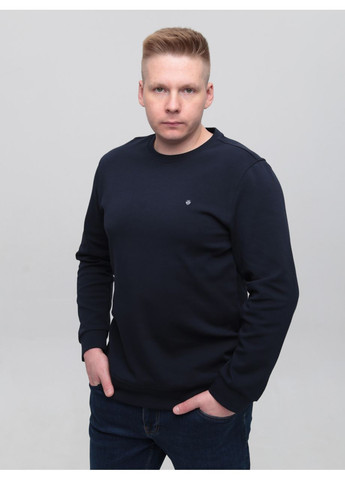 Темно-синий свитшот мужской темно-синий однотонный MarcoStar однотонный (363553828)