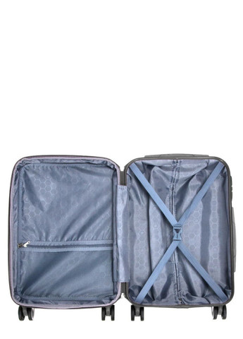 Валіза Франція середня M сіра 66х43х26(+5)см/75л/3.7кг/ 628 WORLDLINE (324802362)