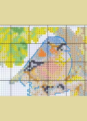 Набор для вышивания по нанесённой на канву схеме "Squirrel and bird". AIDA 14CT printed 35*31 см Joy Sunday (313612996)