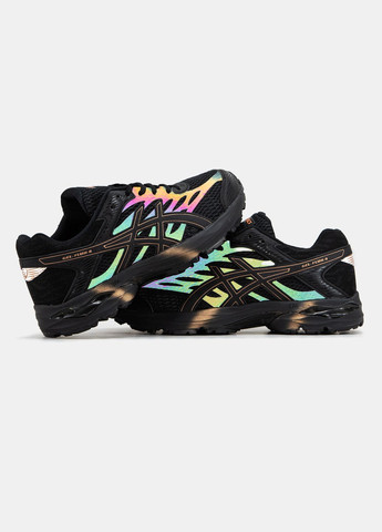 Черные всесезонные кроссовки мужские asics gel-flux 4 black | асикс гель-флюкс 4 черные No Brand