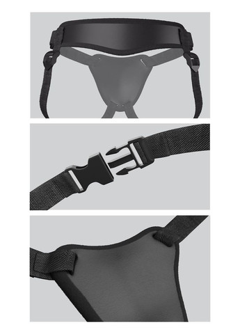 Трусики для страпону Body Dock Elite чорні Pipedream (327875963)