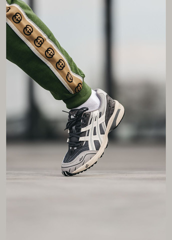 Сірі Осінні кросівки чоловічі і жіночі asics gel-1090 grey | асікс гель-1090 сірі No Brand