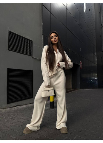 Костюм двійка вʼязка Туреччина,штани вільного крою та кофта Україна (362749574)