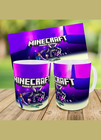 Набор: детская сумка-бананка+кружка Майнкрафт «Minecraft» 32х15см, бананка для мальчика через плечо на подарок (0284) No Brand (319760261)