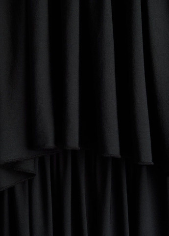 Черная кэжуал однотонная юбка H&M