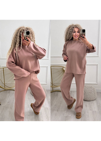 Костюм осенняя коллекция двойка,двойная Ангора Арктика,премиальное качество,не кашлатится,свитер оверсайз и брюки клеш Україна (365958178)