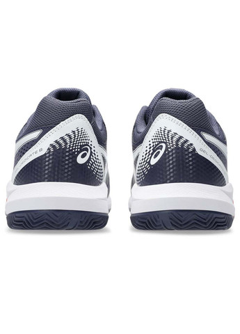 Комбіновані Осінні чоловічі кросівки gel-dedicate 8 clay білий темно-синій Asics