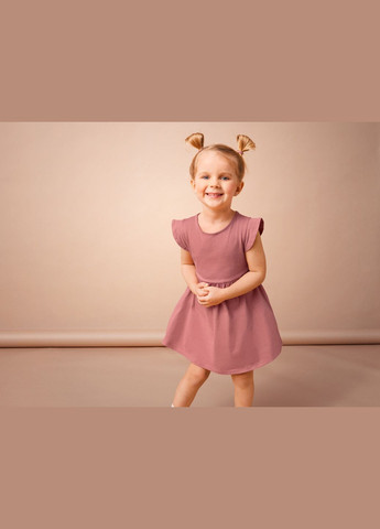 Розовое платье с воланами для девочки lidl 475308 Lupilu (328388332)