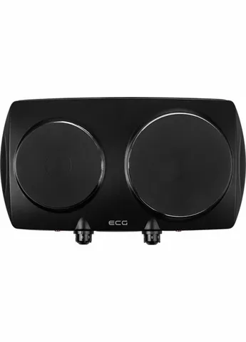 Електроплита EСG EV-2512-BlaСk 2500 Вт чорна ECG (381651148)