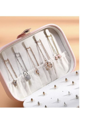 Органайзер для прикрас 16,5х11,5х5,5 см Пудровий No Brand (306554760)