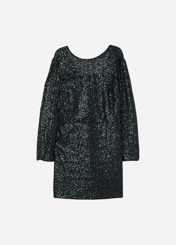 Зеленое мини платье с пайетками H&M