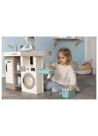 Игровой набор Интерактивный набор 2 в 1 Тефаль Кухня + Прачечная (311050) Smoby Інтерактивний набір 2 в 1 Тефаль Кухня + Пральня (366155117)