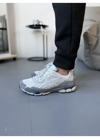 Сірі літні кросівки asics gel-nyc glacier grey gravel асікс гель нюк сірі No Brand