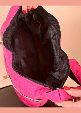 Сумка женская малиновая из текстиля No Brand Сумка шоппер (347024788)