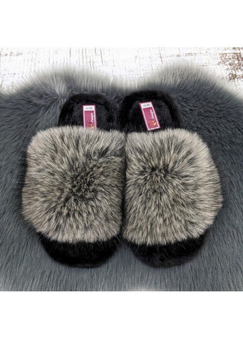 Серые тапочки домашние Fashion