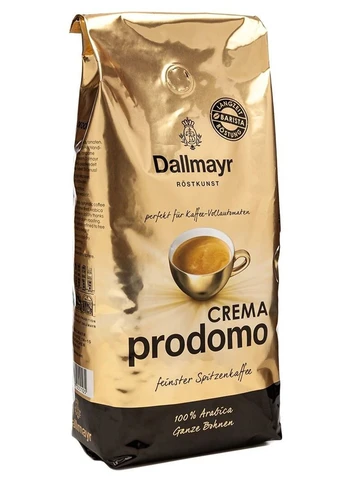 Кофе в зернах Prodomo Crema 1 кг (ящик 10кг) Dallmayr (400912165)