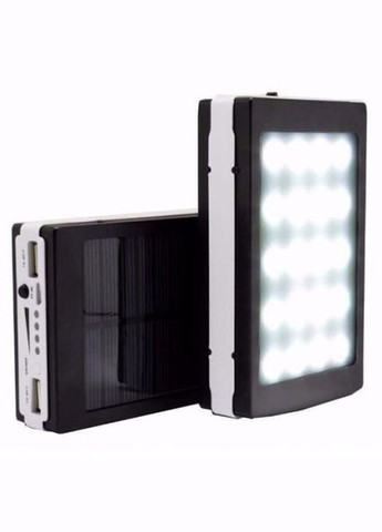 УМБ Power Bank Solar 40000 mAh мобильное зарядное с солнечной панелью и лампой China (296595196)