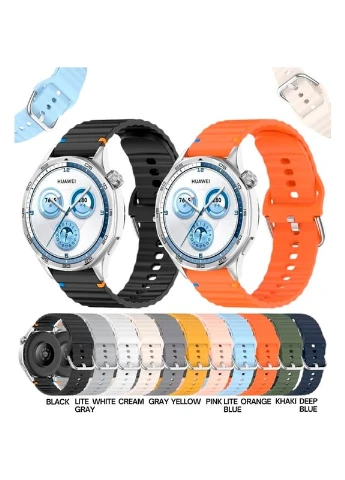 Ремешок Ribbed Tape для HUAWEI Watch GT 3/GT 2/GT 3 Pro/Watch 2 (Sport) Lite Blue (714261) BeCover (374116833)