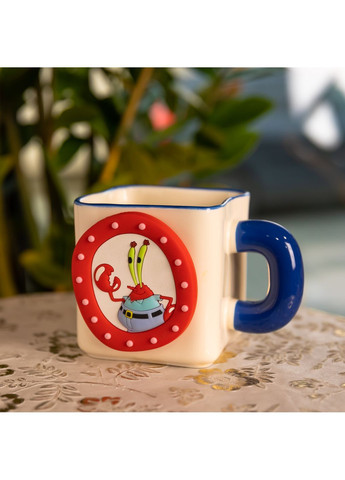 Чашка фарфоровая Мистер Крабс 500 мл FM-12BL No Brand (368641424)