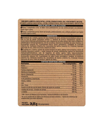 Комплекс для волос и ногтей с экстрактом хвоща и пивными дрожжами и цинком Deliplus (295547124)