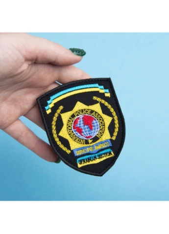 Шеврон на липучці International Police Association 7х9 см (800029586) TM IDEIA (395946339)