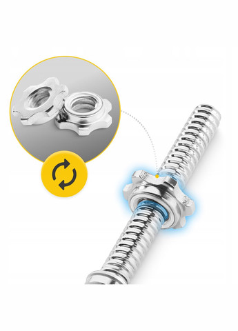 Гриф для штанги прямой 150 см 25 мм () 4FIZJO P-5905973401142 (342758046)