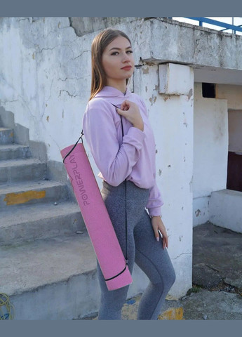 Коврик для йоги и фитнеса 4010, 173x61x0.6, Lavender PowerPlay (324607556)