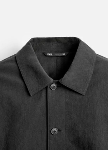 Чорна демісезонна куртка Zara