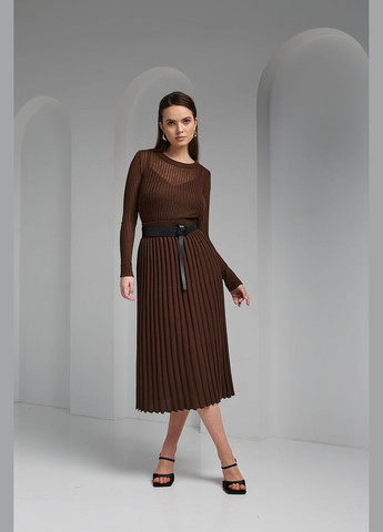 Темно-коричневая юбка Triko Bakh