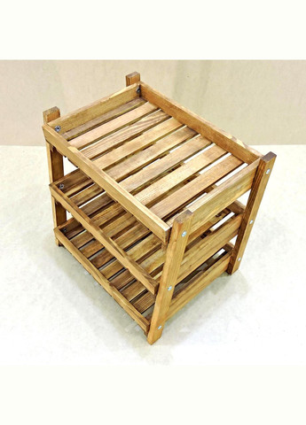 Этажерка для фруктов и овощей из дерева Кэррот мускат (ЯХО-000307) No Brand (327846719)