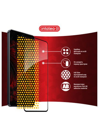 Скло захисне (1283126588723) Intaleo Full Glue Xiaomi Poco X6 Pro Black (366519406)