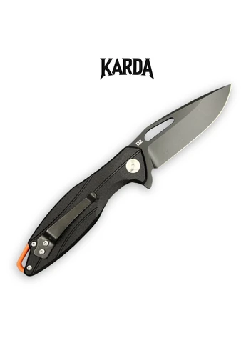 Ніж Складний Karda J008 Black No Brand (376892463)