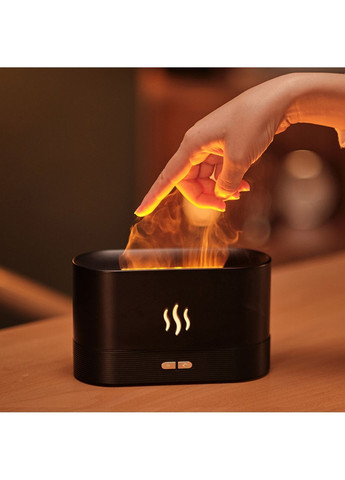 Увлажнитель воздуха портативный DQ-701C аромадиффузор электрический, эффект пламени Kinscoter (293421502)