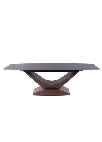 Стіл DOLCE CERAMIC сірий мармур / горіх 180(240)X95 DOLCESZOR180 Signal (372178036)