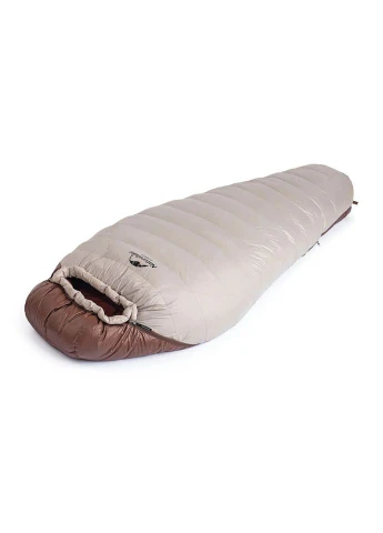 Спальник з натуральним пухом Snowbird NH20YD001, p-р L, коричневий 560 г Naturehike (386211245)