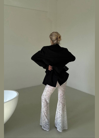 Жіночі штани кльош з мережива Adelante (322764097)