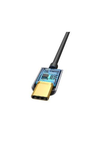 Кабель-перехiдник Deep Grey Baseus Type-C Male to 3.5mm Female Adapter L54 (376309677)
