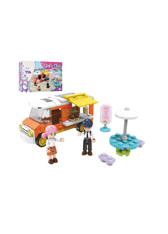 Детский конструктор "Машинка-кафе" Bambi KB 124 116 деталей BMW (306436001)