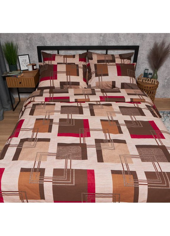 Комплект постільної білизни Бязь Gold Люкс «» King Size 220x240 наволочки 4х50х70 (MS-820006688) Moon&Star Retro Geometry (356113871)