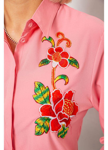 Сорочка жіноча класична з аплікацією, колір зелений, 230R014 Ager (373018606)