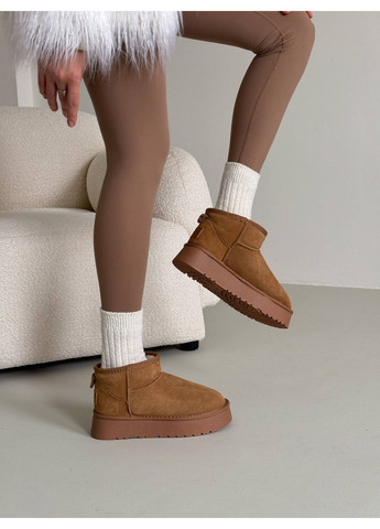 Ультракороткі уггі з натуральної замші No Brand (362040905)